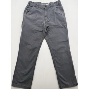 Carhartt Pants Mens 32x32 Gray Relaxed Fit Canvas Carpenter Workwear